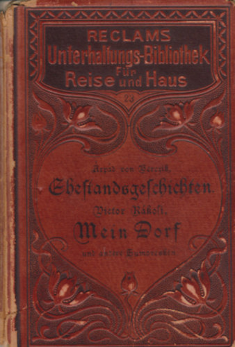 Árpád von Berczik - Ehestandsgeschichten und andere Humoresken