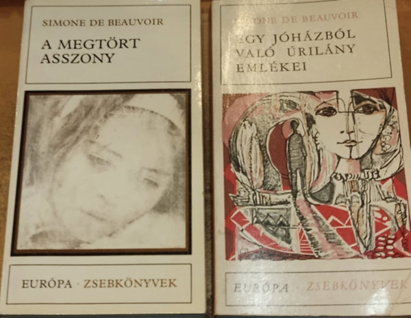 Simone de Beauvior - 2 db Simone de Beauvoir: A megtrt asszony + Egy jhzbl val rilny emlkei