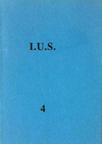 I.U.S. 4.  Magn� (V�logat�s az Irodalmi �js�g Sorozat lapsz�maib�l)