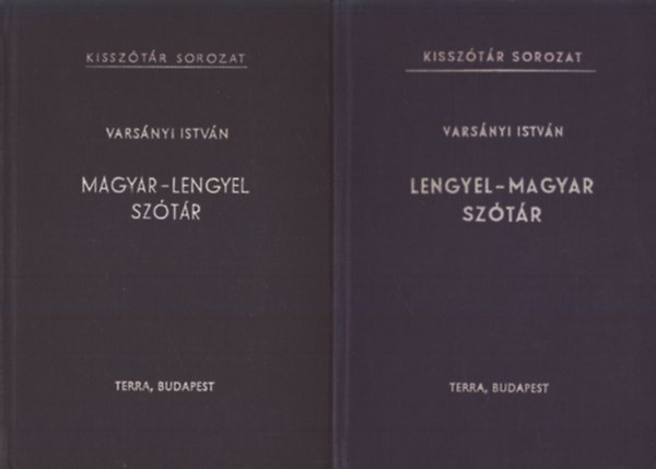 Varsnyi Istvn - Lengyel-Magyar sztr, Magyar-Lengyel sztr (Kissztr sorozat)