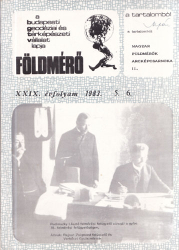 Raum Frigyes  (szerk.) - Magyar f�ldm�r�k arck�pcsarnoka II. (1983/5-6.)