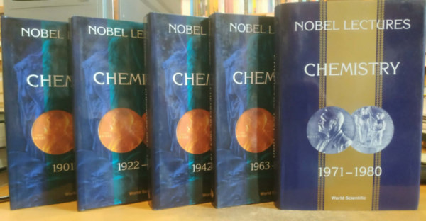 5 db Nobel Lectures: Chemistry: 1901-1921 + 1922-1941 + 1942-1962 + 1963-1970 + 1971-1980