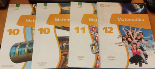 Gloviczki Zolt�n - 4 db Matematika �jgener�ci�s Tank�nyv 10 I-II. (1-2.) + 11 + 12