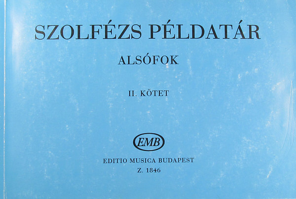 J. Irsai Vera  (szerk.) - Szolfzs pldatr - Alsfok II. ktet