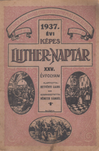 N�meth S�muel  (szerk) - 1937. �vi k�pes Luther-napt�r