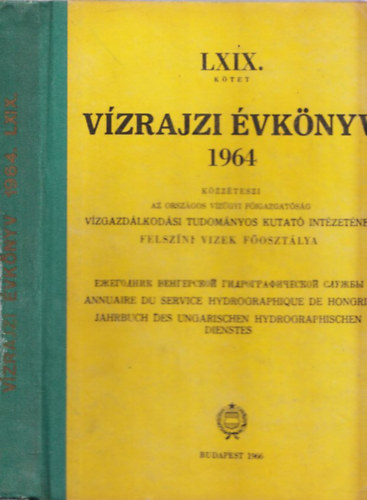 Vízrajzi Évkönyv 1964