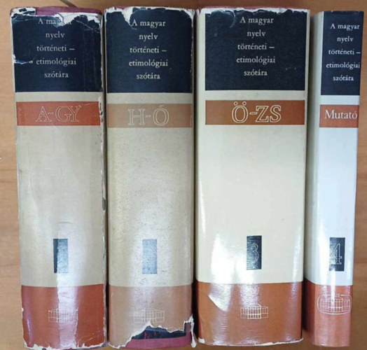 Benk� Lor�nd  (f�szerk.) - A magyar nyelv t�rt�neti-etimol�giai sz�t�ra I-IV.