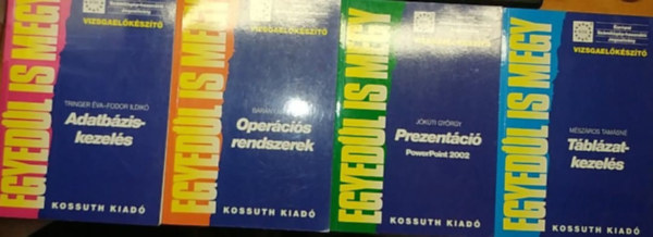 Mszros Tamsn, Tringer va, Brny Mrta, Jkti Gyrgy - 4 db "Egyedl is megy": Adatbziskezels + Opercis rendszerek + Prezentci (PowerPoint 2002) + Tblzatkezels