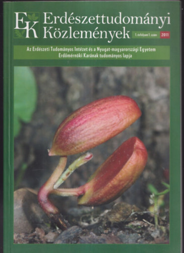 Cs�ka Gy�rgy  (szerk.) - Erd�szettudom�nyi K�zlem�nyek 2011/1.�vfolyam 1.sz�m