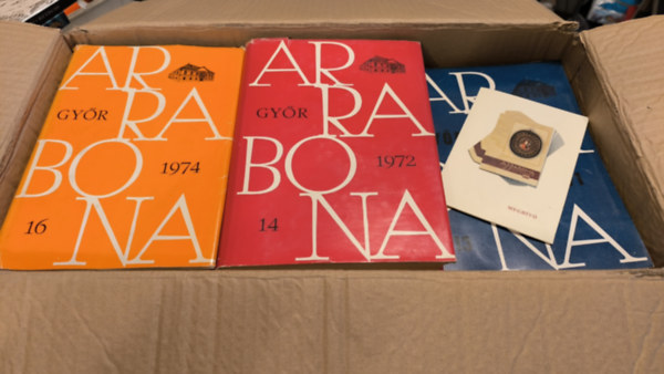 Dr. T�th L�szl�, Domonkos Ott�  (szerk.) D�vid Lajos (szerk.) - Arrabona 1-41. M�zeumi K�zlem�nyek