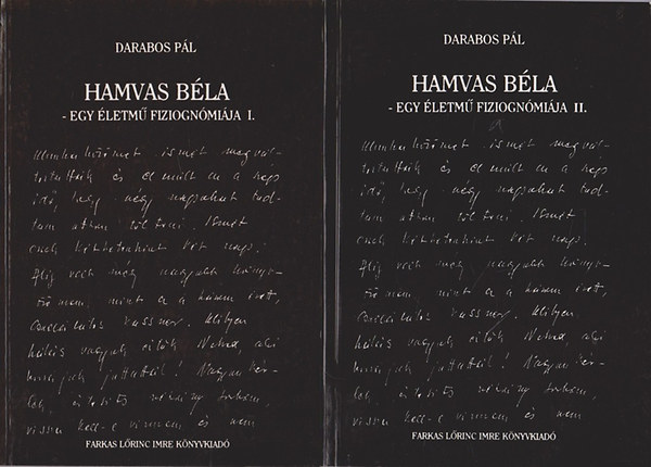 Darabos Pl - Hamvas Bla-egy letm fiziognmija I-II.