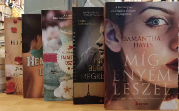 Gabrielle Charbonnet, Erika Robuck, Allison Winn Scotch, Greenhalgh Chris, Samantha Hayes James Patterson - 5 db Romantikus regny: Mris hinyzol! + Hemingway lnya + Tallt vgyak osztlya + Ingrid Bergman megksrtse + Mg enym leszel