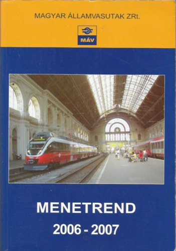M�V menetrend 2006-2007