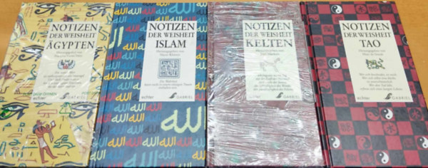 Nacer Khemir, Marc de Smedt, Francois-Xavier Hry, Jean Markale - 4 db Notizen der Weisheit: gypten + Islam + Kelten + Tao