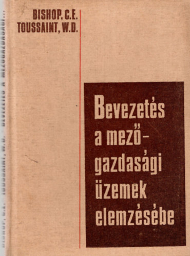 Bevezets a mezgazdasgi zemek elemzsbe