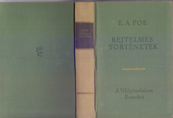 SZERZ Edgar Allan Poe SZERKESZT Borbs Mria FORDT Babits Mihly Gncz rpd Bartos Tibor Vermes Magda - Rejtelmes trtnetek  Palackban tallt kzirat, A Maelstrm poklban, Trtnet a Rongyos Hegyekbl, A hosszks lda,  A Morgue utcai ketts gyilkossg, Az ellopott levl, Az aranybogr