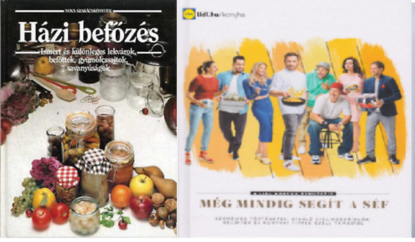 Sz�ll Tam�s Frank J�lia - H�zi bef�z�s (Nova szak�csk�nyvek) + M�g mindig seg�t a s�f ( 2 k�tet)