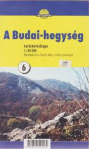 A Budai-hegys�g turistat�rk�pe (1:30 000)