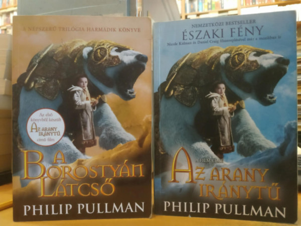 Philip Pullman - 2 db Az úr sötét anyagai: Az arany iránytű + A borostyán látcső