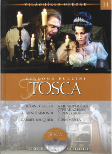 Giacomo Puccini - Tosca - Zenei CD mellklettel - Vilghres operk 14.