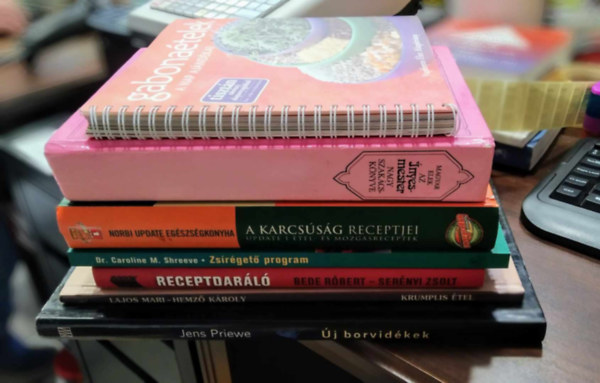 Bede Rbert, Magyar Elek Lajos Mari- Hemz Kroly - 7 db szakcsknyv: j borvidkek/Kalifornia, Ausztrlia...+99 krumplis tel+Receptdarl+Zsrget program+A karcssg receptjei+Az nyesmester szakcsknyve+Gabonatele/A Nap ajndkai