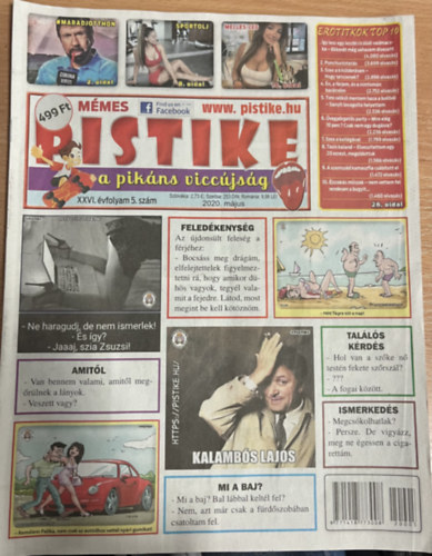 ismeretlen - Pistike a pik�ns vicc�js�g XXVI. �vfolyam 5. sz�m - 2020. m�jus