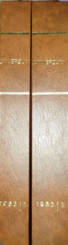 Az Univerzum magazin 1983-as évfolyama két kötetbe kötve