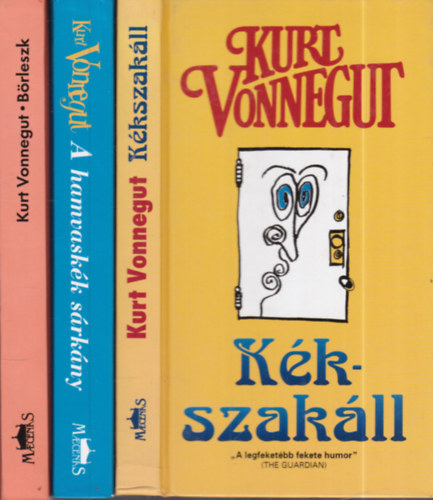 Kurt Vonnegut - 3 db. vil�girodalom (K�kszak�ll + A hamvask�k s�rk�ny + B�rleszk)