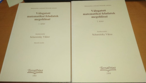 Scharnitzky Viktor  (szerk.) - V�logatott matematikai feladatok megold�sai  I-II. (M�szaki f�iskol�k sz�m�ra)