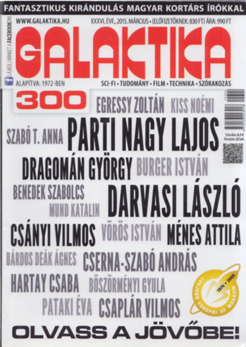 Burger Istv�n  (f�szerk.) - Galaktika 300. (2015. m�rcius)