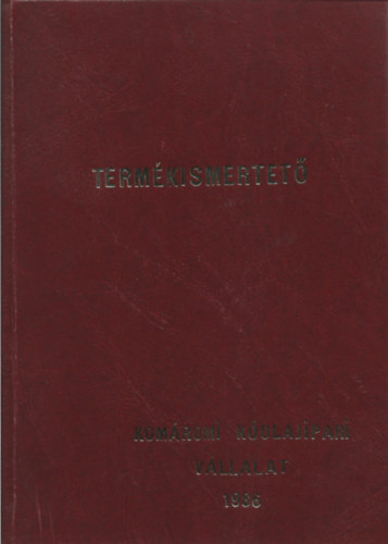 Dr. Cenkvri Istvn - Termkismertet 1986.