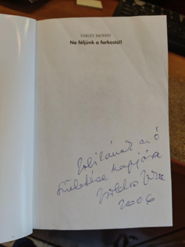 Farley Mowat - Ne fljnk a farkastl!