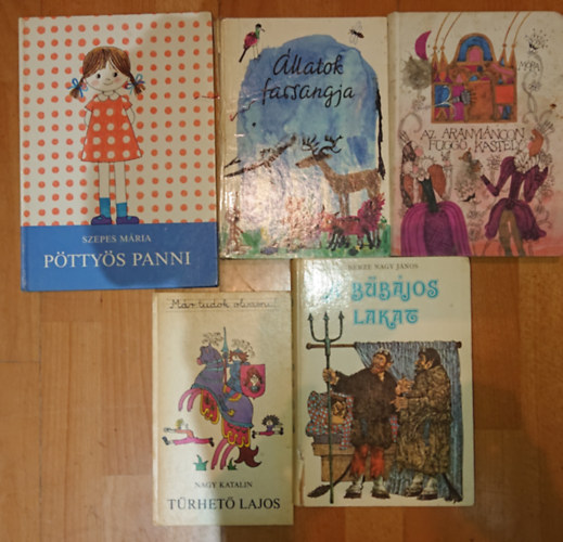 Berze Nagy J�nos, Szepes M�ria Nagy Katalin - 5 klasszikus gyerekk�nyv kisiskol�soknak: �llatok farsangja, T�rhet� Lajos, Az aranyl�ncon f�gg� kast�ly, A b�b�jos lakat, P�tty�s Panni