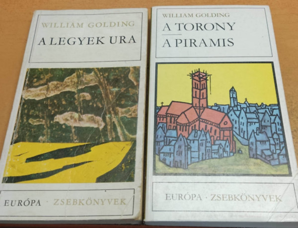 William Golding - 2 db Golding k�tet: A legyek ura + A torony/A piramis