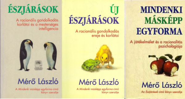 Mr Lszl - szjrsok - A racionlis gondolkods korltai s a mestersges intelligencia + j szjrsok + Mindenki mskpp egyforma ( 3 ktet )