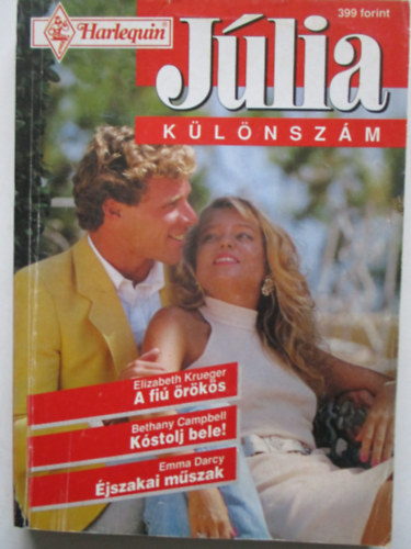 Jlia klnszm 1997/3 (A fi rks, Kstolj bele, jszakai mszak)