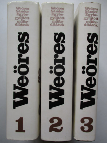 We�res S�ndor egybegy�jt�tt m�ford�t�sok I,II.III.