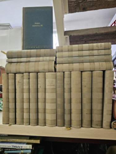 Emil Zola, Gustave Flaubert, Dante Alighieri, Jane Austen, Henry Fielding, H. C. Andersen, Prosper Merimée, Giovanni Verga, E. T. A. Hoffmann, Lu Hszin, Henrik Pontoppidan, Bur KÖNYVMENTŐ AJÁNLAT - 20 db a Világirodalom klasszikusai sorozatból: Germinal+ Isteni színjáték+ Büszkeség és balitélet+ Tom Jones I-II+ Mesék és történetek+ Elbeszélések+ Don Gesualdo mester+ Csehov elbeszélések+ Brambilla hercegnő+ Kalevala+