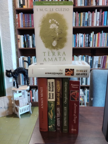 J.M.G. Le Clzio, Roberta Gellis, Joseph Heller, Dante Alighieri, Robert Graves E. L. Doctorow - Vilgirodalmi knyvcsomag 7 darabos KNYVMENT AJNLAT: A nagy menet, Terra Amata, Lucrezia Borgia s a mrgek anyja, regkori narckp, Most s egykor, Isteni sznjtk