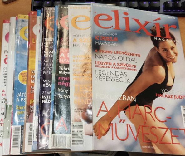 17 db Elixír magazin, természetgyógyászat, szórványszámok (lapszámok a terméklapon)