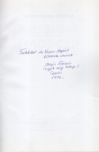 Illyés Terézia - Morzsák- dedikált