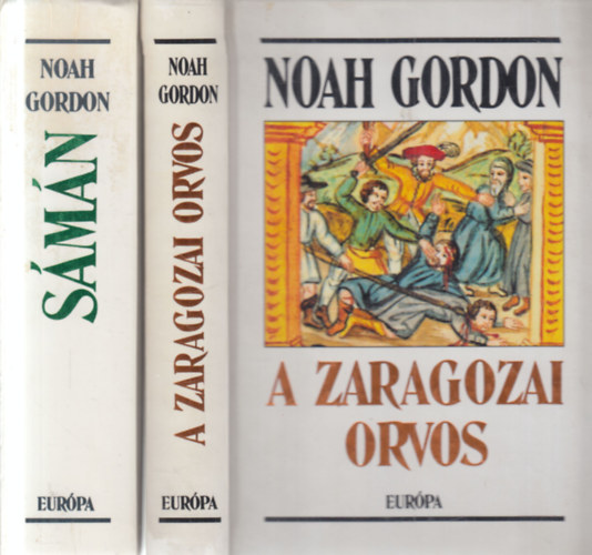 Noah Gordon - 2 db. Gordon regény (Sámán + A zaragozai orvos)