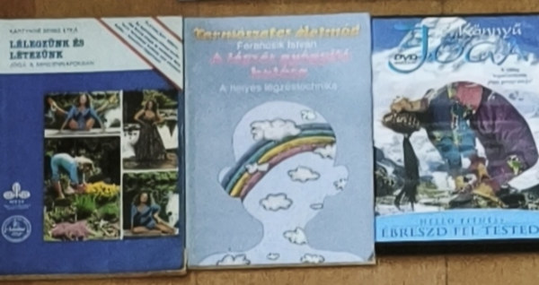 Ferencsik István, Kártyikné Benke Etka - 2db megfelelő légzéssel, jógával kapcsolatos mű + ajándék DVD - A légzés gyógyító hatása-A helyes légzéstechnika, Lélegzünk és létezünk-Jóga a mindennapokban + Könnyű jóga