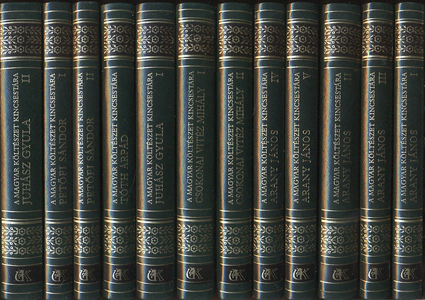 A Magyar K�lt�szet Kincsest�ra 99 k�tet (1 k�tet hi�nyzik A korai avantg�rd l�ra 1916-1919)