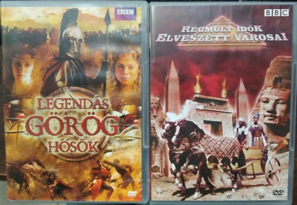 2 db DVD: Legendás görög hősök+ Régmúlt idők elveszett városai (BBC)