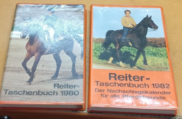 Ensslin & Laiblin Verlag - Reiter-Taschenbuch 1980 + 1982 - Der Nachschlagekalender fr alle Pferdefreunde (2 ktet)