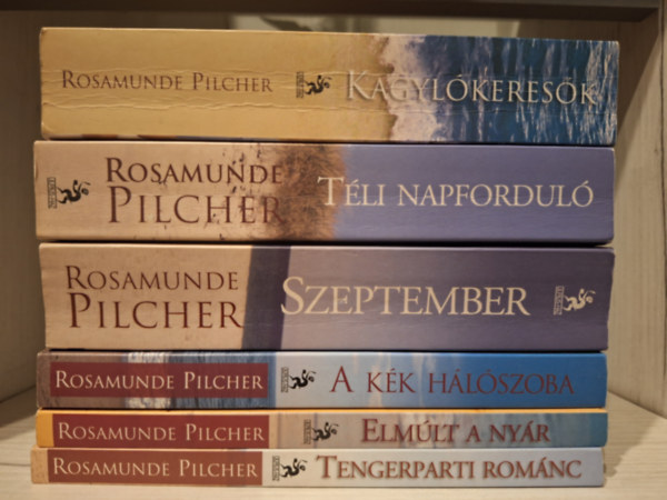 Rosamunde Pilcher - a kk hlszoba, tengerparti romnc, tli napfordul, elmlt nyr, kagylkeresk, szeptember - 6 ktet