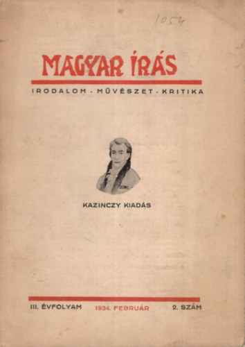 Magyar rs - Irodalom-mvszet-kritika 1934.  februr 2. szm