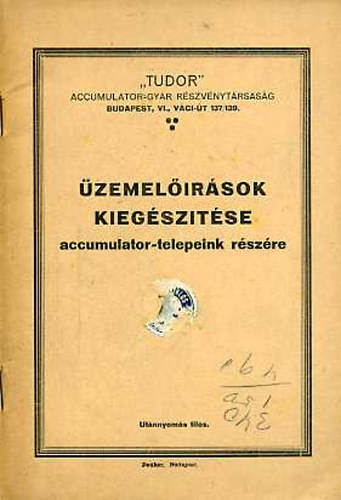 zemelrsok kiegsztse accumulator-telepeink rszre