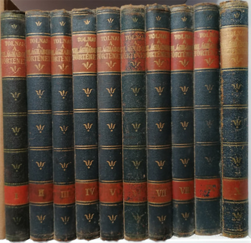 Tolnai Nyomdai M�int�zet - A vil�gh�bor� t�rt�nete 1914-1918 I-X. (Tolnai)